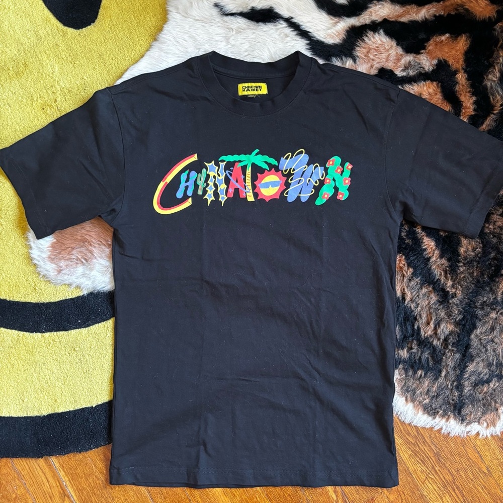Chinatown Market Black Graphic T-Shirt